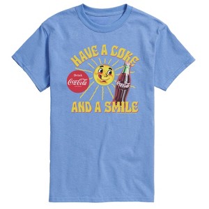 Men's - Coca-cola - Have A Coke And A Smile Short Sleeve Graphic T-Shirt - 1 of 3