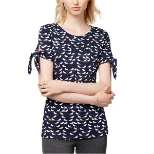 maison Jules Womens Tie Basic T-Shirt - 1 of 1