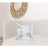 20" X 20" Black And Silver 100% Cotton Animal Print Zippered Pillow - 2 of 4