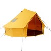 WHITE DUCK Regatta Canvas Bell Tent Collection with Stove Jack & Mesh Windows – 4-Season Glamping Tent, Water Repellent - 4 of 4