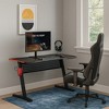 Royal Hampton Gaming Table with Cup and Controller Holders, Black - 2 of 4