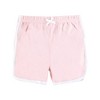 Hudson Baby Girl Shorts Bottoms 4-Pack, Pink Black - 3 of 4