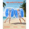 VEVOR Inflatable Bumper Balls 2-Pack, 3FT/0.9M Body Sumo Ball, Durable Thick PVC Human Hamster Bubble Knocker for Outdoor Team Gaming Play, Blue - 3 of 4