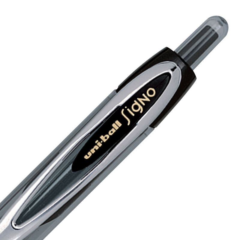uni-ball Signo 207 Retractable Gel Pen Black Ink 0.5mm Dozen 61255, 5 of 9