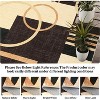 Acekool Rug, Modern Abstract, Stain Resistant, Non-Shedding, Low Pile Soft Carpet for Bedroom, Dining Room, Living Room - 4 of 4