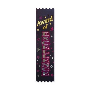 Beistle Award Of Excellence Value Pack Ribbons, 1.5" x 6.25", (20/Pkg) Multicolored - 1 of 1