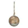 Cesicia D4" Christmas Ball Ornaments, Wood Decorative Hanging Ball Christmas for Holiday Party Decorations - 2 of 4
