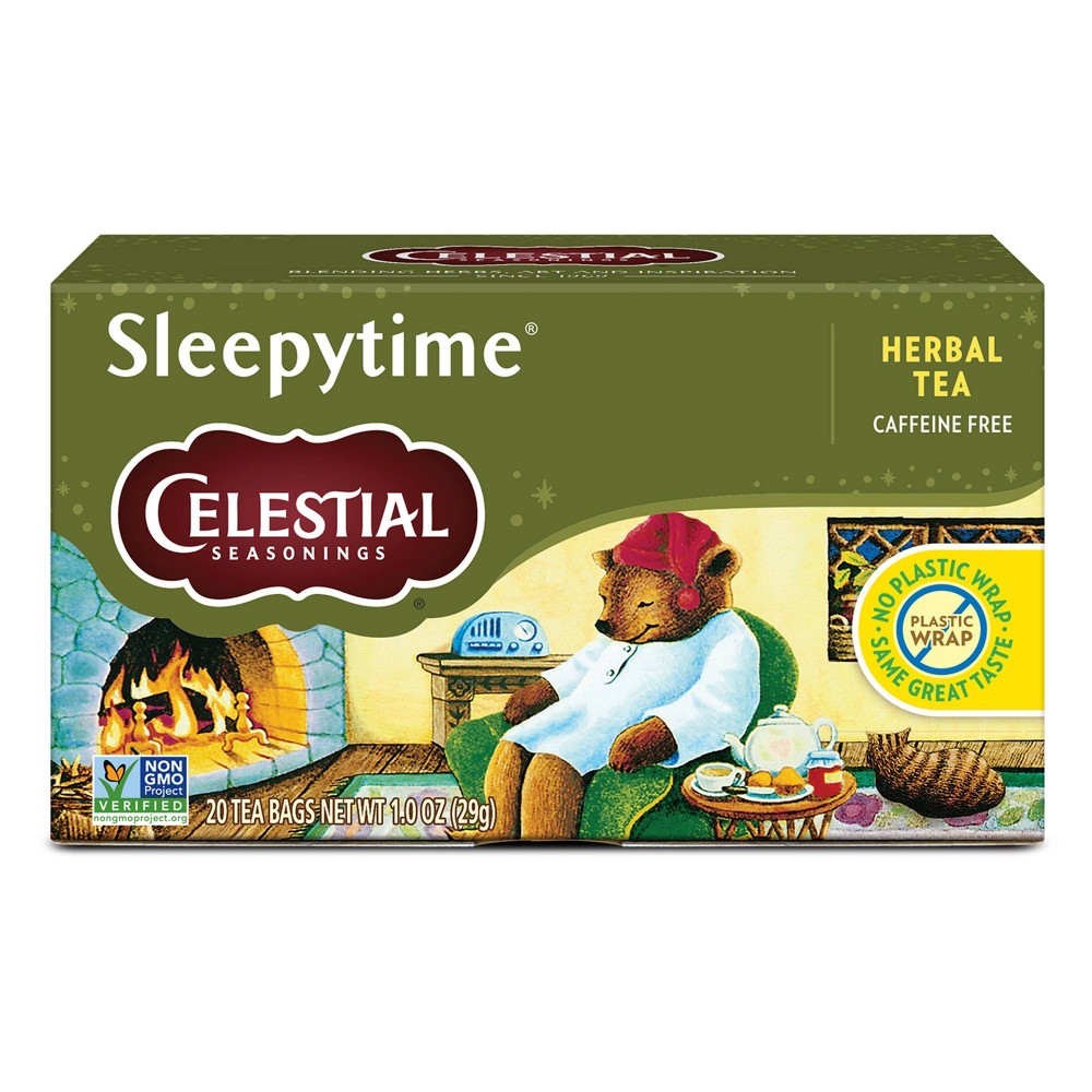 UPC 070734000034 product image for Celestial Seasonings Sleepytime Caffeine-Free Herbal Tea - 20ct | upcitemdb.com