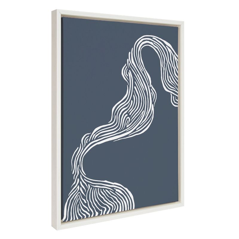 18&#34; x 24&#34; Sylvie River Framed Canvas by Creative Bunch White - Kate &#38; Laurel All Things Decor, 1 of 8