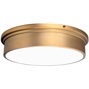 WAC York 12" Wide Aged Brass LED Ceiling Light - 1 of 1