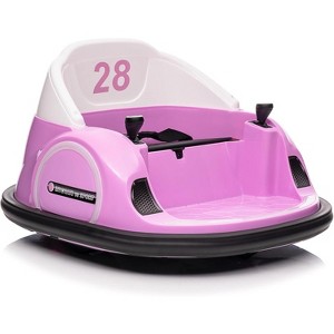 12V Kids Ride-On Bumper Car, Electric Toddler Vehicle with Remote Control, Battery Display, 360° Spin, LED Lights, MP3 & USB - 1 of 4