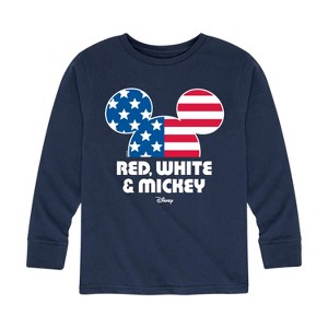 Boys' - Disney - Americana Long Sleeve Graphic T-Shirt - 1 of 4