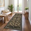 Modern Pastoral Snake Print Area Rug Machine Washable Low Pile Non Slip Non Shedding Stain-Resistant Floor Carpet for Living Room Bedroom Kitchen - 3 of 4