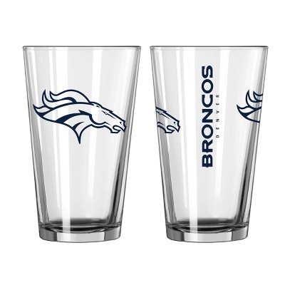 Denver Broncos 16-Ounce Pint Glass