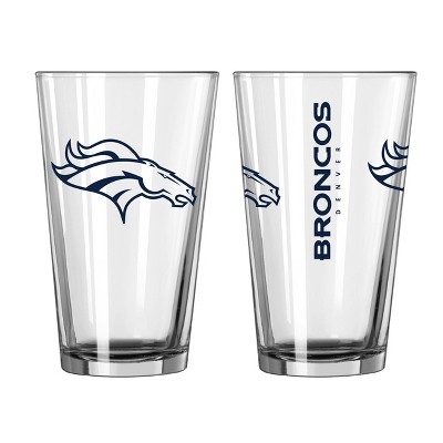 NFL Denver Broncos Gameday Pint Glass - 16oz