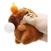 Drooling Capybara Fuzzy Faux Fur Plushie Keychain (1 PIECE) - 4 of 4