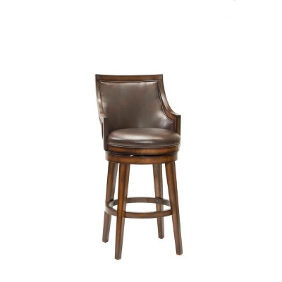 Photo 1 of 30.5 Lyman Swivel Barstool Wood/Oak - Hillsdale Furniture