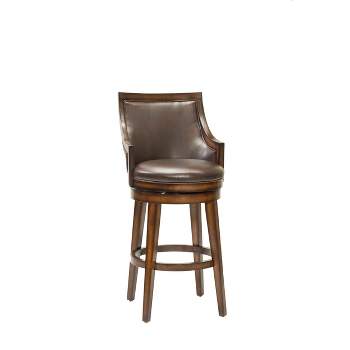 30.5" Lyman Swivel Barstool Wood/Oak - Hillsdale Furniture