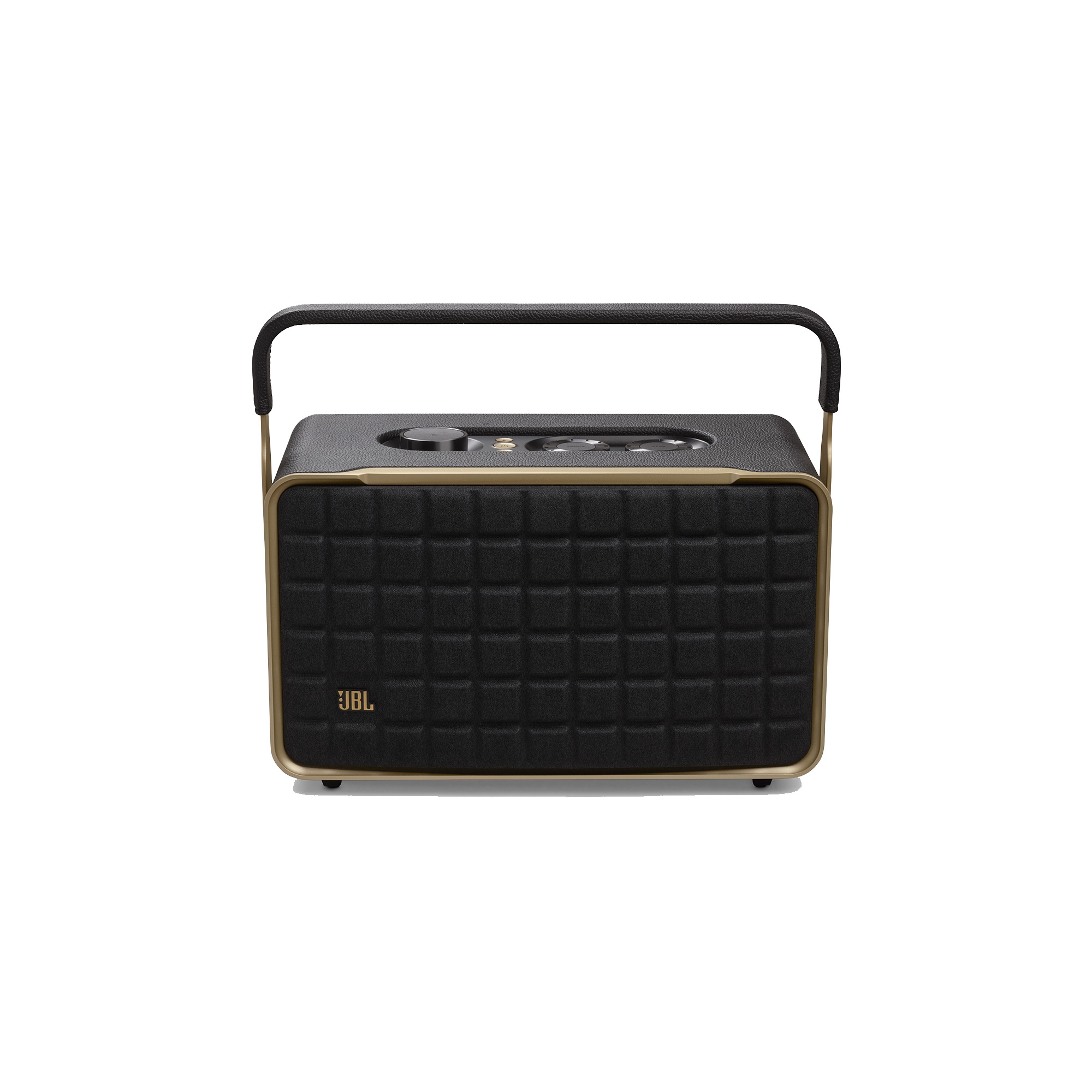 JBL Authentics 300 Portable Wireless Bluetooth Speaker (Black/Gold)