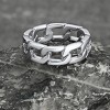 Cuban Link Ring 7mm Wide - Stainless Steel Hip Hop Thumb Ring for Men & Women (Sizes 6-14) - 3 of 4