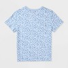 Girls' Adaptive 2pk Short Sleeve T-Shirt - Cat & Jack™ Light Blue/Yellow - 2 of 3