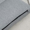 Resenkos Adjustable Floor Chair Sofa Bed, 6-Position Backrest with Pillow, Adult Use, No Assembly, Polyester, Gray - 2 of 4