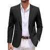 COOFANDY Men's Casual Knit Blazer Two Button Lightweight Sport Coats Suit Jacket - 2 of 4
