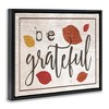 Stupell Industries Be Grateful Fall Leaves Typography, 31" x 25" - 3 of 4