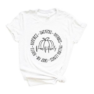 Simply Sage Market Women's Fall Bucket List Short Sleeve Graphic Tee - 1 of 2