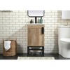 Elegant Lighting 18 inch single bathroom vanity in natural oak - image 2 of 4