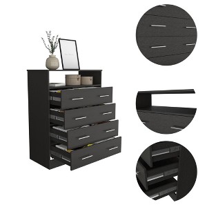 FM Furniture,Carolina L Four Drawer Dresser - 1 of 4