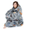 Catalonia Oversized Fleece Flannel Blanket Hoodie Sweatshirt for Women Men, Warm Wearable Blanket Pullover Adult, Cozy Christmas Gift for Wife Woman - 2 of 4