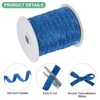 Unique Bargains Metallic Velvet Flexible Ribbon for Crafts 3/8 Inch x 50 Yards 1 Pc - 2 of 4