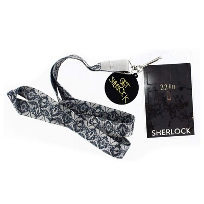 Seven20 Sherlock Holmes 221B with 2D Get Sherlocked Lanyard Charm