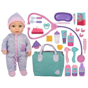 New Adventures Cuddle Kids: Baby's First Check Up W/ 15" Doll - 1 of 4