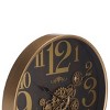 Harrietta Gear Clock - Black/Gold - SEI - 3 of 4