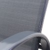 Courtyard Casual Santa Fe Alum Sling Reclining Chair Set of 2 - 3 of 4