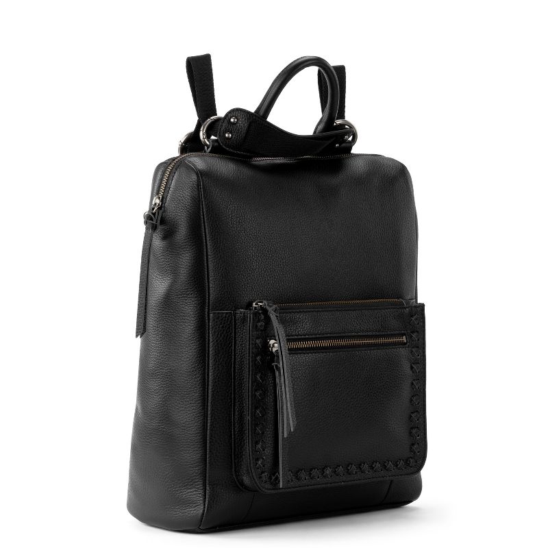 THE SAK Women's Loyola Leather Convertible Backpack, Black, 2 of 6