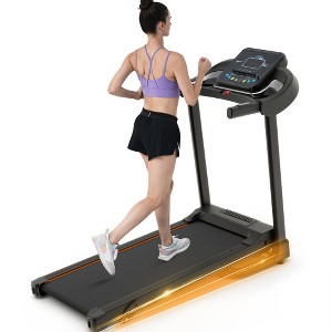 BestParts Folding Treadmill – 2.5 HP Motor, 7.5 MPH, Incline Adjustment, LED Display, Speakers & Pulse Sensor - 1 of 4
