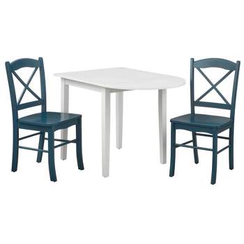 3pc Tiffany Extendable Dining Table Set - Buylateral