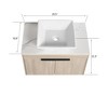 ChicFurnit Bathroom Vanity 30 Inch Wall Mounted Vanity with Ceramic Basin Soft Close Door for Bathroom Sorage, Beige, 29.5"*18.9"*23.3" - 3 of 4