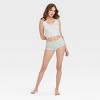 Women's Pointelle Boy Shorts Underwear - Colsie™ - 3 of 4