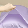 Unique Bargains Hair Skin Eye Mask Hair Band Envelope Breathable Satin Pillowcase Set Queen 20"x30" - 3 of 4