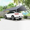 Outsunny 10'x20' Carport Heavy Duty Galvanized Car Canopy with Included Anchor Kit, 3 Reinforced Steel Cables - image 2 of 4