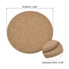 Unique Bargains Cork Round Edge Durable Soft to the Touch Coasters - 2 of 4