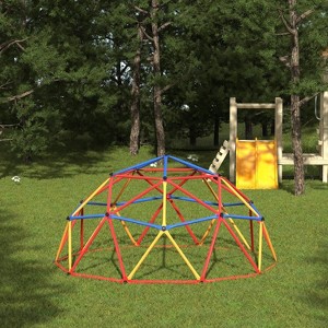 Sandinrayli Outdoor Kids Jungle Gym Climbing Dome Climber Metal Frame Backyard Play Set - 1 of 4