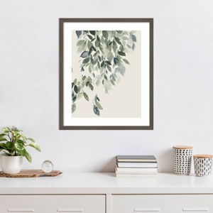 Amanti Art Birch Leaves in Spring by PI Studio Wood Framed Wall Art Print - 1 of 4