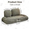 Human Dog Bed Adjustable Position Dog Bed For Humans & Dog, 69.29"x34.65"x33.07" Multifunctional Foldable Human Size Dog Bed For Bedroom Living Room - 3 of 4