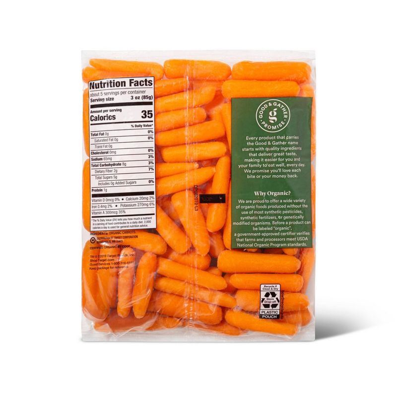 Organic Baby-Cut Carrots - 1lb - Good &#38; Gather&#8482;, 4 of 5