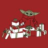 Women's Star Wars The Mandalorian Christmas The Child Gifts Galore T-Shirt - image 2 of 4